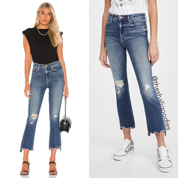 mother insider crop step chew